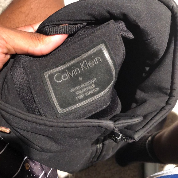 Black Men’s Calvin Klein Coat Jacket - Picture 3 of 5